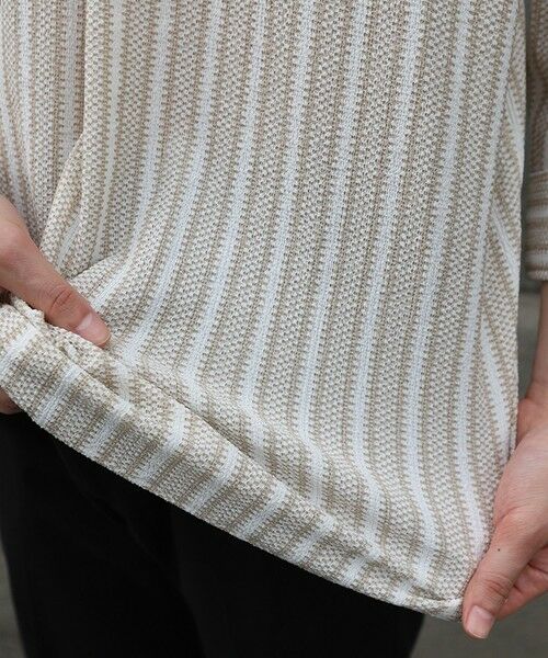 MEN'S BIGI / メンズビギ シャツ・ブラウス | ドビーストライププルオーバーシャツ | 詳細10