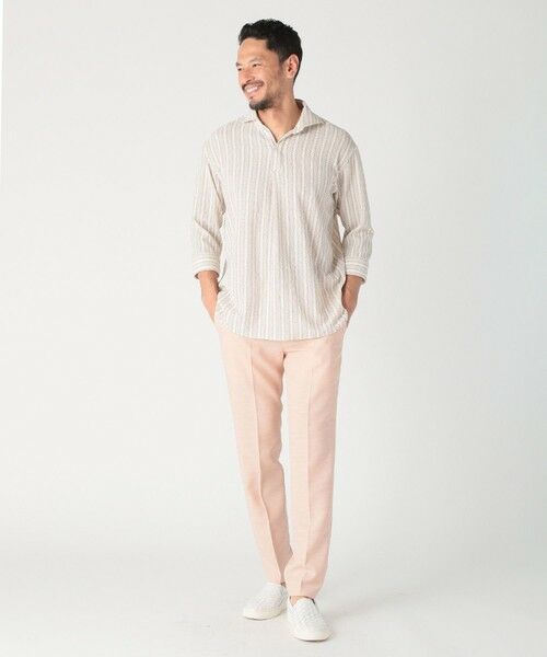 MEN'S BIGI / メンズビギ シャツ・ブラウス | ドビーストライププルオーバーシャツ | 詳細2