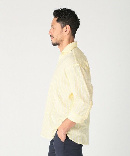 MEN'S BIGI / メンズビギ シャツ・ブラウス | ドビーストライププルオーバーシャツ | 詳細14