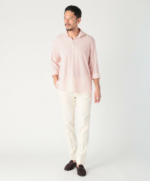 MEN'S BIGI / メンズビギ シャツ・ブラウス | ドビーストライププルオーバーシャツ | 詳細19