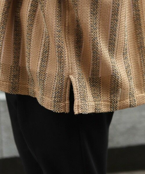 MEN'S BIGI / メンズビギ シャツ・ブラウス | ペイズリージャカード/透かし柄オープンカラー半袖シャツ | 詳細5