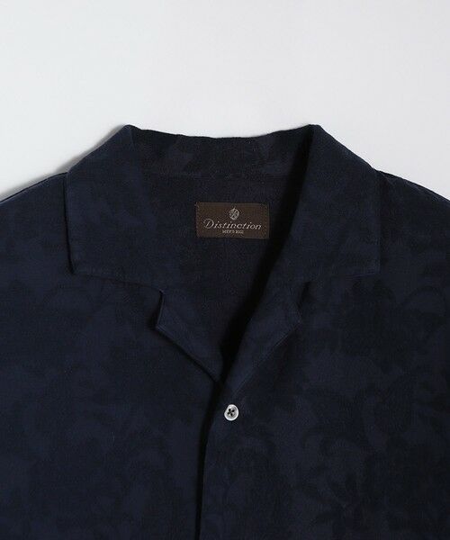 MEN'S BIGI / メンズビギ シャツ・ブラウス | ペイズリージャカード/透かし柄オープンカラー半袖シャツ | 詳細12