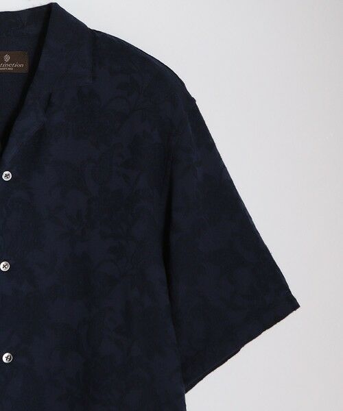 MEN'S BIGI / メンズビギ シャツ・ブラウス | ペイズリージャカード/透かし柄オープンカラー半袖シャツ | 詳細13