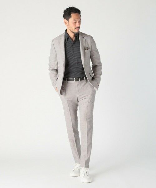 MEN'S BIGI / メンズビギ テーラードジャケット | 【ACTIVE TAILOR/アクティブテイラー】カラミメッシュストレッチジャケット | 詳細5