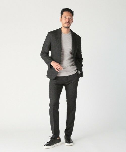 MEN'S BIGI / メンズビギ テーラードジャケット | 【ACTIVE TAILOR/アクティブテイラー】カラミメッシュストレッチジャケット | 詳細9