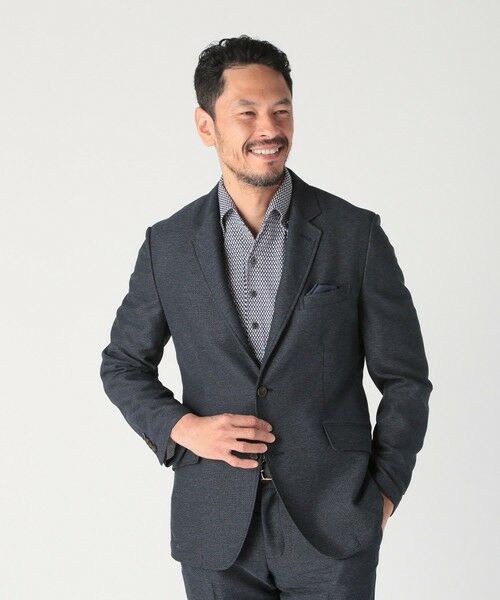 MEN'S BIGI / メンズビギ テーラードジャケット | 【ACTIVE TAILOR/アクティブテイラー】カラミメッシュストレッチジャケット | 詳細6