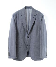 MEN'S BIGI / メンズビギ テーラードジャケット | COOL DOTS メランジプリントジャケット〈イージーケア/吸水速乾〉