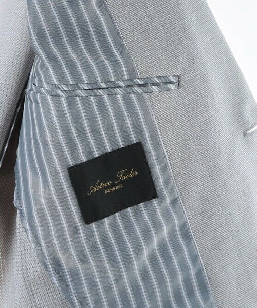 MEN'S BIGI / メンズビギ テーラードジャケット | COOL DOTS メランジプリントジャケット〈イージーケア/吸水速乾〉 | 詳細9