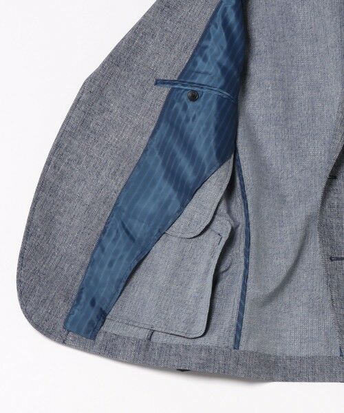 MEN'S BIGI / メンズビギ テーラードジャケット | COOL DOTS メランジプリントジャケット〈イージーケア/吸水速乾〉 | 詳細15