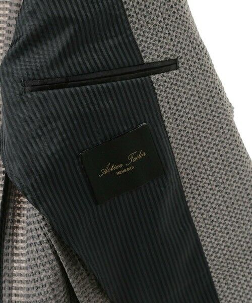 MEN'S BIGI / メンズビギ テーラードジャケット | 3Dサッカープリントストレッチジャケット＜EASY CARE＞ | 詳細9