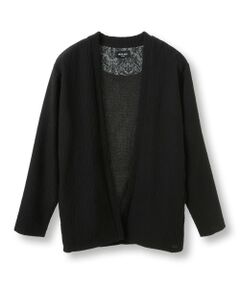 MEN'S BIGI / メンズビギ カーディガン・ボレロ | ワッフルシアサッカー素材カーディガン