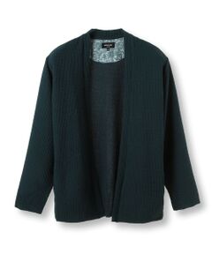 MEN'S BIGI / メンズビギ カーディガン・ボレロ | ワッフルシアサッカー素材カーディガン