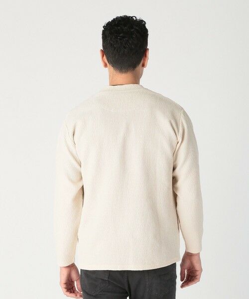 MEN'S BIGI / メンズビギ カーディガン・ボレロ | ワッフルシアサッカー素材カーディガン | 詳細3