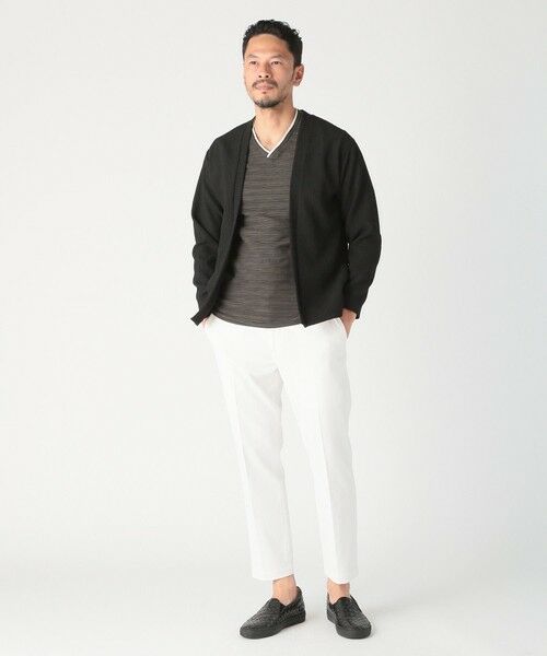 MEN'S BIGI / メンズビギ カーディガン・ボレロ | ワッフルシアサッカー素材カーディガン | 詳細11