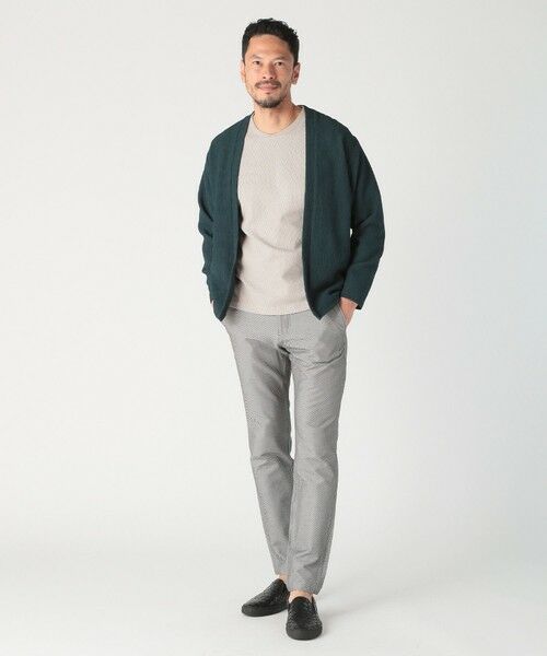 MEN'S BIGI / メンズビギ カーディガン・ボレロ | ワッフルシアサッカー素材カーディガン | 詳細14