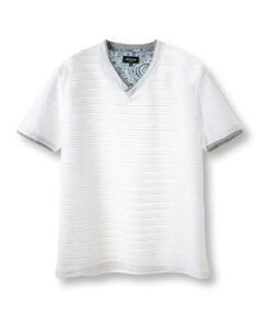 MEN'S BIGI / メンズビギ Tシャツ | スラブタック天竺素材Tシャツ＜吸水速乾＞