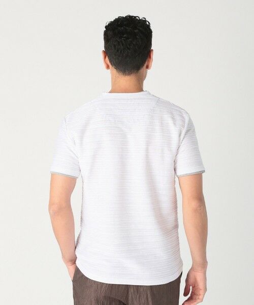 MEN'S BIGI / メンズビギ Tシャツ | スラブタック天竺素材Tシャツ＜吸水速乾＞ | 詳細3