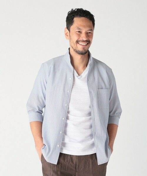 MEN'S BIGI / メンズビギ Tシャツ | スラブタック天竺素材Tシャツ＜吸水速乾＞ | 詳細4