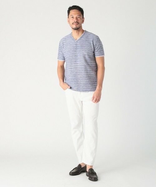 MEN'S BIGI / メンズビギ Tシャツ | スラブタック天竺素材Tシャツ＜吸水速乾＞ | 詳細14