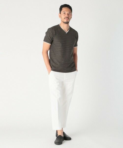 MEN'S BIGI / メンズビギ Tシャツ | スラブタック天竺素材Tシャツ＜吸水速乾＞ | 詳細20