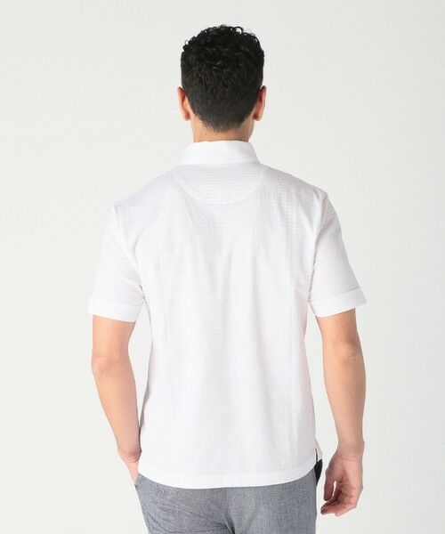 MEN'S BIGI / メンズビギ ポロシャツ | 【ACTIVE TAILOR】サッカー織りポロシャツ<COOL MAX/吸水速乾> | 詳細3