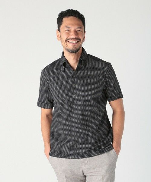MEN'S BIGI / メンズビギ ポロシャツ | 【ACTIVE TAILOR】サッカー織りポロシャツ<COOL MAX/吸水速乾> | 詳細7