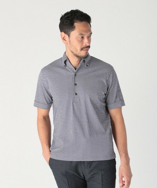 MEN'S BIGI / メンズビギ ポロシャツ | 【ACTIVE TAILOR】サッカー織りポロシャツ<COOL MAX/吸水速乾> | 詳細10