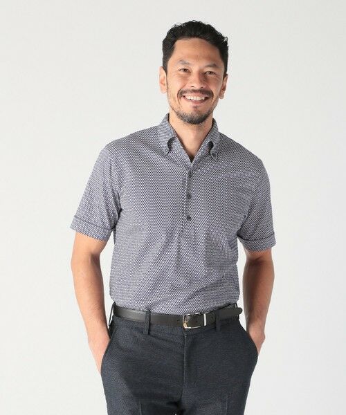 MEN'S BIGI / メンズビギ ポロシャツ | 【ACTIVE TAILOR】サッカー織りポロシャツ<COOL MAX/吸水速乾> | 詳細11