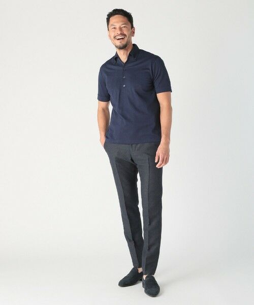 MEN'S BIGI / メンズビギ ポロシャツ | 【ACTIVE TAILOR】サッカー織りポロシャツ<COOL MAX/吸水速乾> | 詳細20