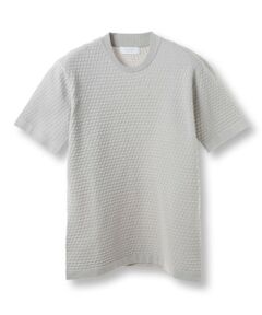 MEN'S BIGI / メンズビギ Tシャツ | ブリスターニットジャカードカットソー