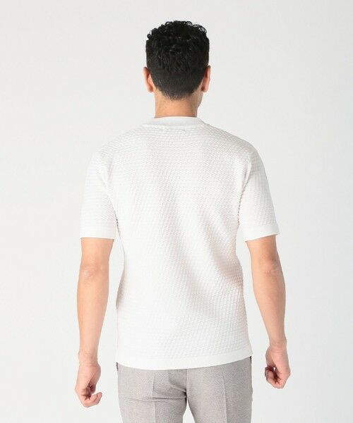 MEN'S BIGI / メンズビギ Tシャツ | ブリスターニットジャカードカットソー | 詳細3