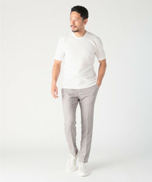 MEN'S BIGI / メンズビギ Tシャツ | ブリスターニットジャカードカットソー | 詳細4