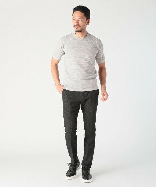 MEN'S BIGI / メンズビギ Tシャツ | ブリスターニットジャカードカットソー | 詳細7