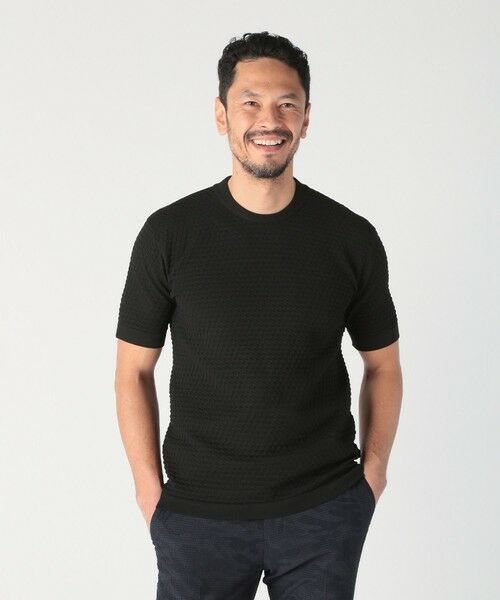 MEN'S BIGI / メンズビギ Tシャツ | ブリスターニットジャカードカットソー | 詳細13