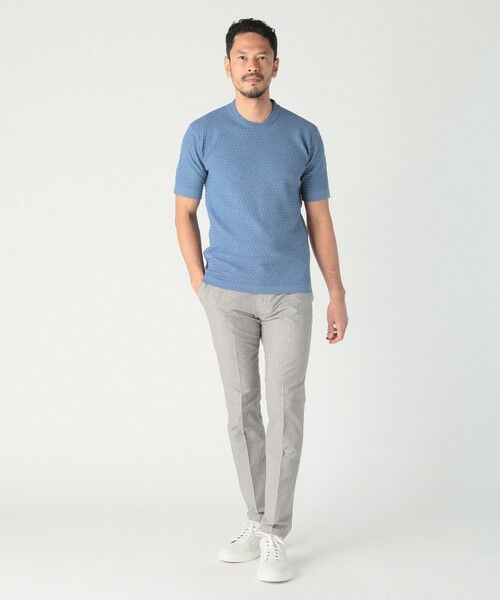 MEN'S BIGI / メンズビギ Tシャツ | ブリスターニットジャカードカットソー | 詳細17