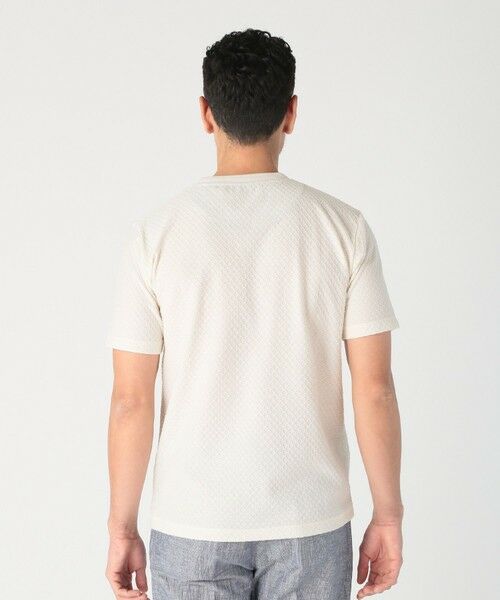 MEN'S BIGI / メンズビギ Tシャツ | シャーリングジャカードクルーネックカットソー | 詳細3