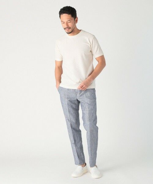 MEN'S BIGI / メンズビギ Tシャツ | シャーリングジャカードクルーネックカットソー | 詳細4