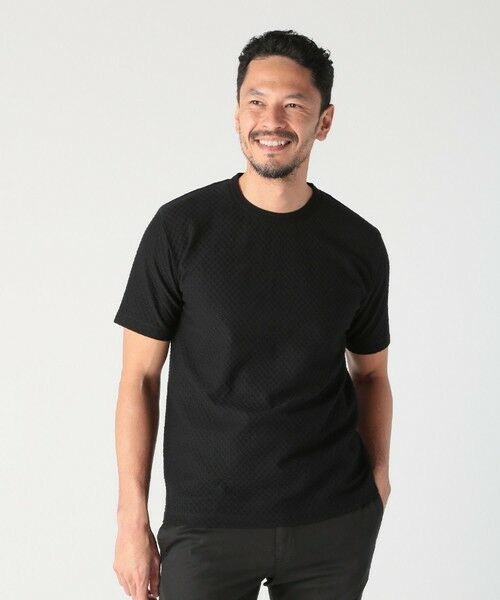 MEN'S BIGI / メンズビギ Tシャツ | シャーリングジャカードクルーネックカットソー | 詳細6