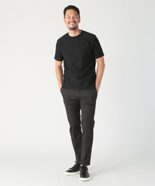 MEN'S BIGI / メンズビギ Tシャツ | シャーリングジャカードクルーネックカットソー | 詳細7