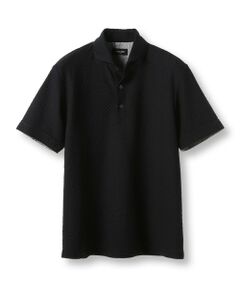 MEN'S BIGI / メンズビギ ポロシャツ | シャーリングジャカードポロシャツ