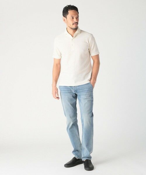 MEN'S BIGI / メンズビギ ポロシャツ | シャーリングジャカードポロシャツ | 詳細2