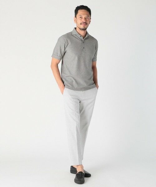 MEN'S BIGI / メンズビギ ポロシャツ | シャーリングジャカードポロシャツ | 詳細6