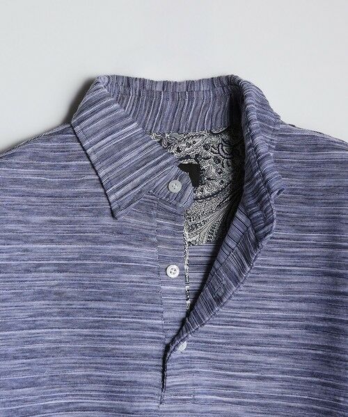 MEN'S BIGI / メンズビギ ポロシャツ | 【WEB限定】スラブタック天竺素材ポロシャツ＜吸水速乾＞ | 詳細6