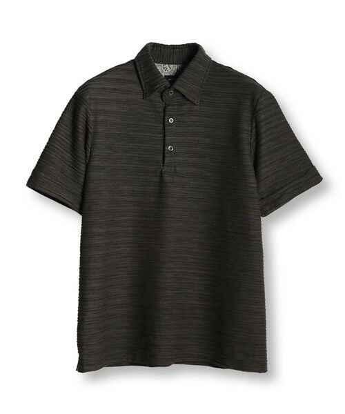 MEN'S BIGI / メンズビギ ポロシャツ | 【WEB限定】スラブタック天竺素材ポロシャツ＜吸水速乾＞（グリーン）