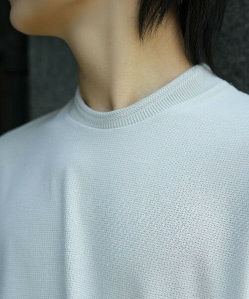 MEN'S BIGI / メンズビギ Tシャツ | 【WEB限定】ドットメッシュジャージTシャツ＜吸水速乾/通気性＞ | 詳細3