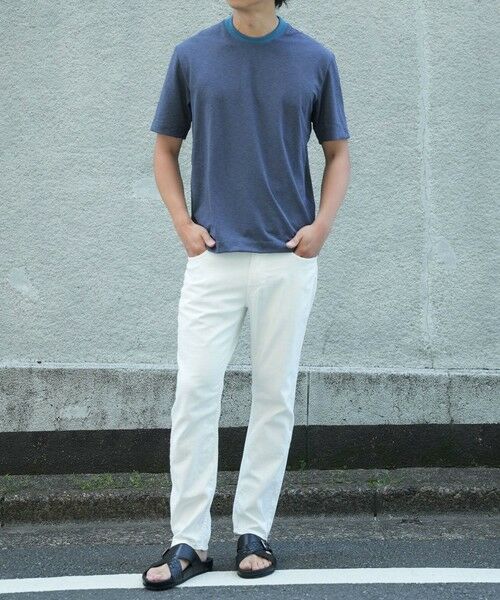 MEN'S BIGI / メンズビギ Tシャツ | 【WEB限定】ドットメッシュジャージTシャツ＜吸水速乾/通気性＞ | 詳細14