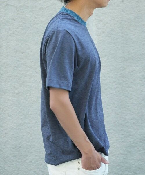 MEN'S BIGI / メンズビギ Tシャツ | 【WEB限定】ドットメッシュジャージTシャツ＜吸水速乾/通気性＞ | 詳細9