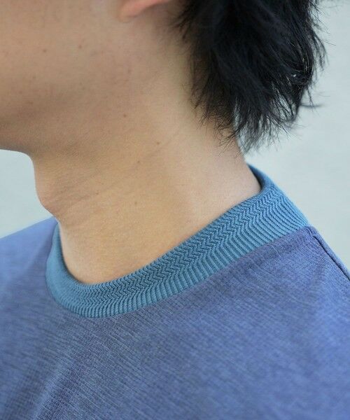 MEN'S BIGI / メンズビギ Tシャツ | 【WEB限定】ドットメッシュジャージTシャツ＜吸水速乾/通気性＞ | 詳細12