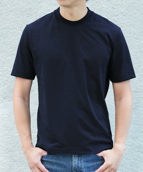 MEN'S BIGI / メンズビギ Tシャツ | 【WEB限定】ドットメッシュジャージTシャツ＜吸水速乾/通気性＞ | 詳細25
