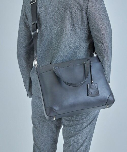 MEN'S BIGI / メンズビギ トートバッグ | 【SEEKER/シーカー】別注 ムラレザー2WAYブリーフケース | 詳細3